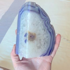 Purple Agate Bookend